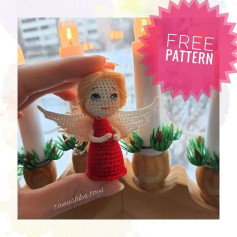 Free Crochet Angel Pattern: Adorable Christmas Ornament