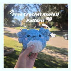 Free Crochet Axolotl Pattern