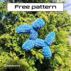 Free Crochet Balloon Dog Pattern