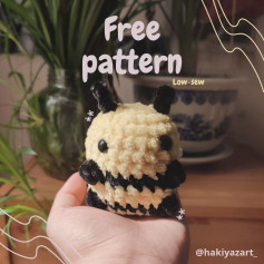 Free Crochet Bee Pattern: Low-Sew Amigurumi