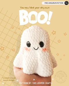 Free Crochet Boo! Amigurumi Pattern