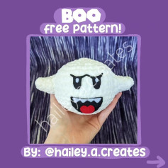 Free Crochet Boo Pattern!