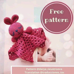 Free Crochet Bunny Lovey Pattern