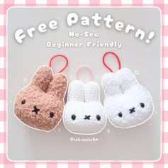 Free Crochet Bunny Pattern: No-Sew Beginner Friendly