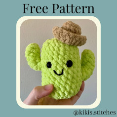 Free Crochet Cactus Pattern: Adorable Cowboy Hat