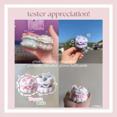 Free Crochet Cake Pattern: Adorable Amigurumi ⋆. 𐙚 ˚ crochet coquette cake pattern release!