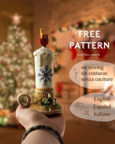 Free Crochet Candle Pattern: No Sewing Needed!