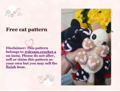 Free Crochet Cat Pattern Chart