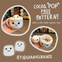 Free Crochet Cocoa Pop Pattern!
