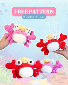 Free Crochet Crab Pattern: Adorable Amigurumi Toys