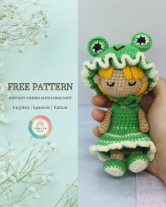Free Crochet Frog Girl Pattern: Part 1