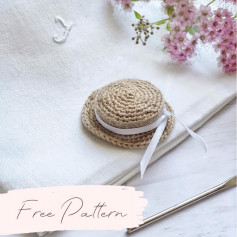 Free Crochet Hat Pattern: Mini Boater