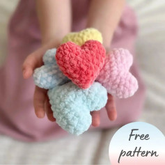 Free Crochet Heart Pattern: Adorable Amigurumi Hearts