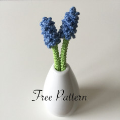 Free Crochet Hyacinth Flower Pattern