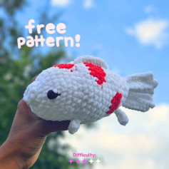 Free Crochet Koi Fish Pattern!