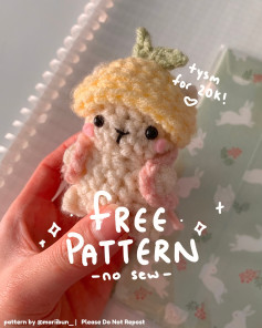 Free Crochet Lemon Hat Amigurumi Pattern