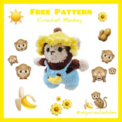 Free Crochet Monkey Pattern!