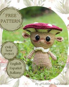 Free Crochet Mushroom Pattern: One-Hour Project!