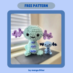 Free Crochet Pattern: Adorable Axolotyl Amigurumi