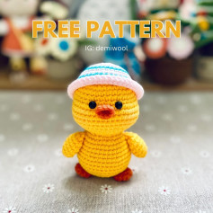 Free Crochet Pattern: Adorable Baby Chick Amigurumi