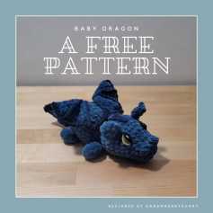 Free Crochet Pattern: Adorable Baby Dragon