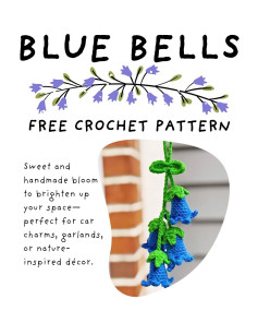 Free Crochet Pattern: Adorable Bluebells