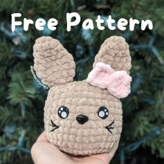 Free Crochet Pattern: Adorable Bunny 🐰 FREE Chubby Bunny Baby Pattern 🐰