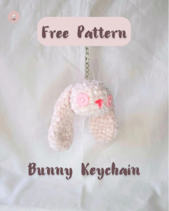 Free Crochet Pattern: Adorable Bunny Keychain