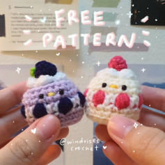 Free Crochet Pattern: Adorable Cake Amigurumi