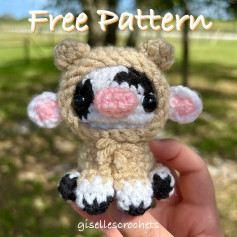 Free Crochet Pattern: Adorable Calf Amigurumi