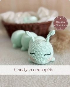 Free Crochet Pattern: Adorable Candy Centipede Amigurumi