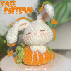 Free Crochet Pattern: Adorable Carrot Bunny