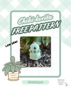 Free Crochet Pattern: Adorable Chibi-Korita Amigurumi