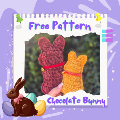 Free Crochet Pattern: Adorable Chocolate Bunnies