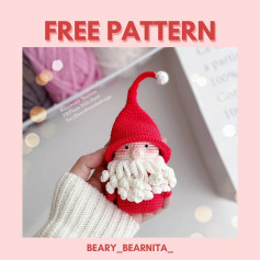 Free Crochet Pattern: Adorable Christmas Gnome