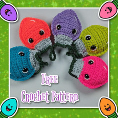 Free Crochet Pattern: Adorable Christmas Light Ornaments