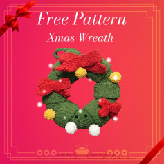 Free Crochet Pattern: Adorable Christmas Wreath