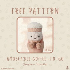 Free Crochet Pattern: Adorable Coffee-to-Go Amigurumi