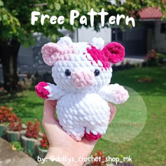 Free Crochet Pattern: Adorable Cow Amigurumi