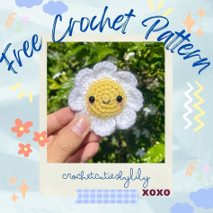 Free Crochet Pattern: Adorable Crochet Flower