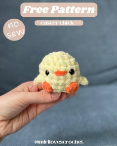Free Crochet Pattern: Adorable Easter Chick!