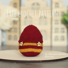 Free Crochet Pattern: Adorable Easter Egg Amigurumi