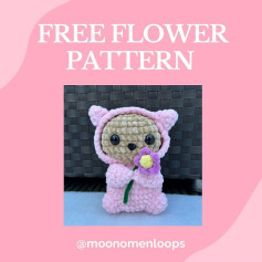 Free Crochet Pattern: Adorable Flower Bear