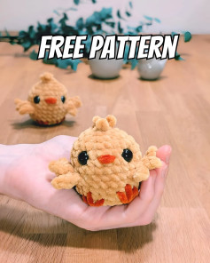 Free Crochet Pattern: Adorable Fluffy Chicks