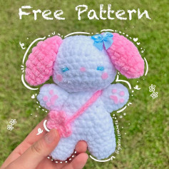 Free Crochet Pattern: Adorable Fluffy Puppy Amigurumi