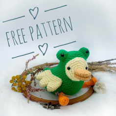 Free Crochet Pattern: Adorable Frog Amigurumi