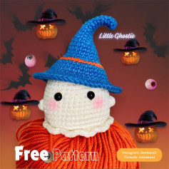 Free Crochet Pattern: Adorable Halloween Ghost