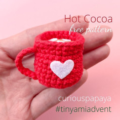 Free Crochet Pattern: Adorable Hot Cocoa Mug