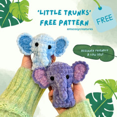 Free Crochet Pattern: Adorable Little Elephant Amigurumi