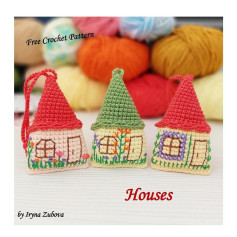Free Crochet Pattern: Adorable Little Houses